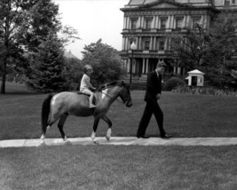 President John F. Kennedy with Caroline and pony Macaroni New 8x10 Photo - £6.92 GBP