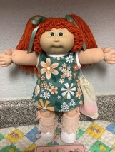 1ST Edition Vintage Cabbage Patch Kid Girl DBL Hong Kong Red Hair Green Eyes HM1 - £208.93 GBP