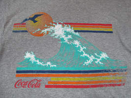Coca-Cola Retro Wave Gray Tee T-shirt X-Large XL  - BRAND NEW - $12.38