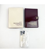 NEW Vintage 80s Avon Professional Makeup Brush Collection 4 Piece Set Ca... - $474.99 MXN