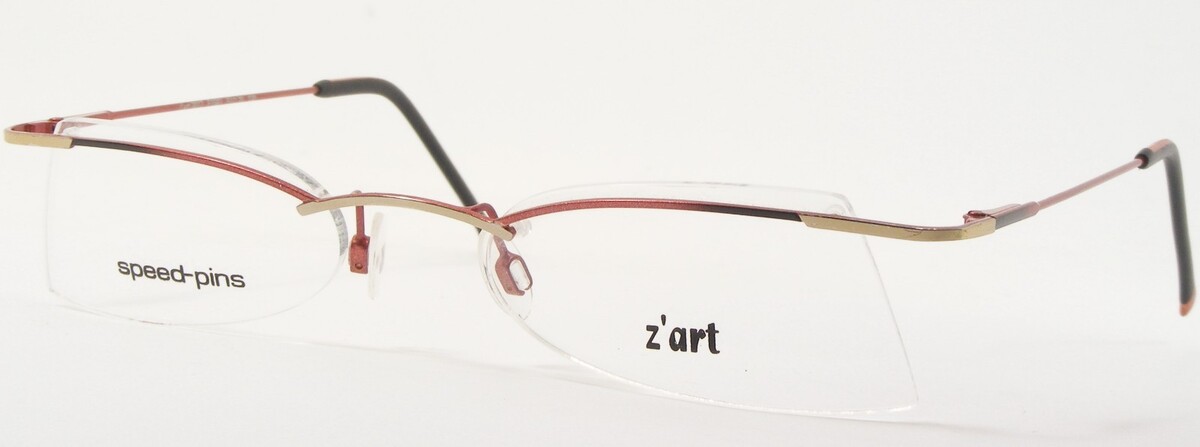 Vintage art-Design Z&#39;art 3017 F1587 UNIQUE RARE EYEGLASSES 51-20-130mm G... - $117.35