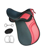 Synthetic English Jumping Horse Riding Saddle 17.5&quot; Inch - $242.79 CAD