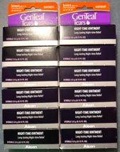 Lot of 12 Alcon GenTeal Tears Night Time Lubricant Eye Ointment Severe - £94.14 GBP