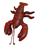 Pack Of 2 Cast Iron Nautical Cajun Creole Mini Baby Lobster Decorative F... - $25.26 CAD