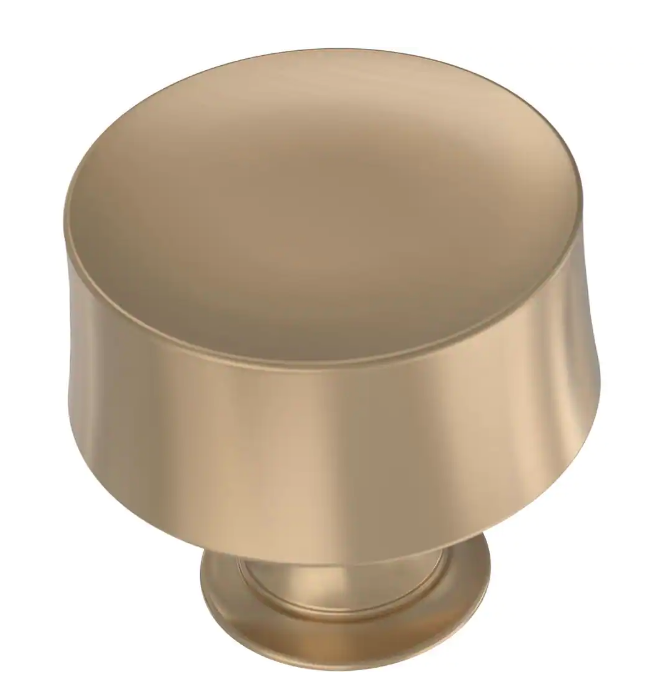 Liberty Drum 1-1/4 in. (32 mm) Champagne Bronze Round Cabinet Knob - $1.97