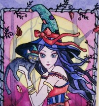 Halloween Fantasy Postcard Nikki Burnette Witch Fantasy Alessa 2012 Ltd Ed To 35 - £86.38 GBP