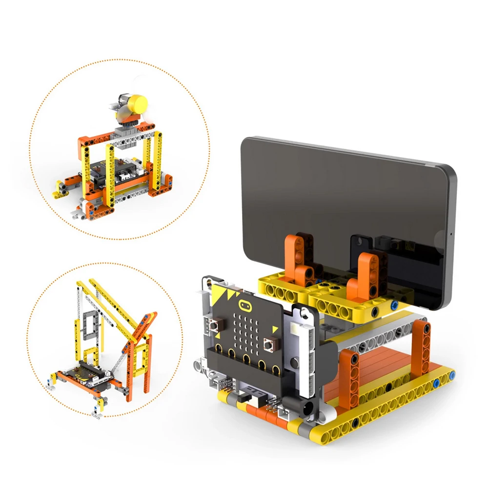 For micro:bit DaDa:bit DIY Building Blocks Kit with 200+ Structural Parts for - £67.94 GBP+