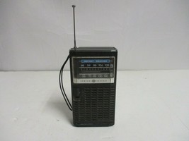 Vintage GE Portable AM/FM Weather Transistor Radio Model 7-2840B WORKS - $19.79