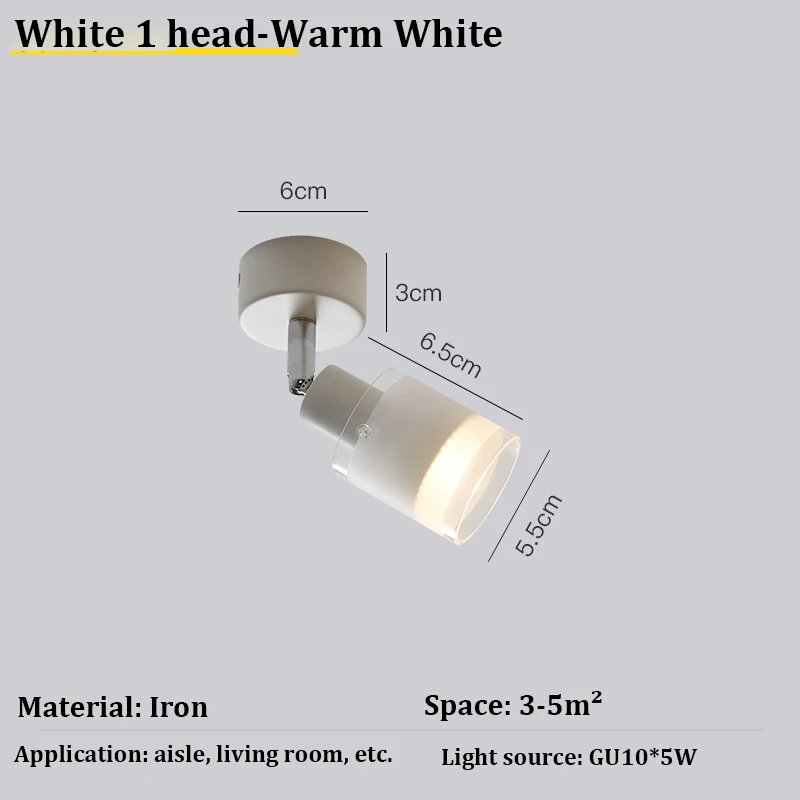  Surface Mounted Led Spotlight 360 Degree Rotatable Ceiling Lamp Corridor  LED M - £167.34 GBP