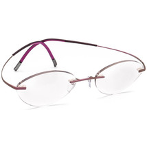 Silhouette Eyeglasses 7581 40 6054 Titan Matte Purple Rimless Austria 48[]19 160 - £78.68 GBP
