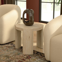 Sloane 20&quot; Round End Table, Driftwood - $187.00