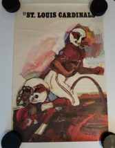 1967 S. Louis Cardinals Art Poster NFL 16 x 24 - Artist - T. Smith - $22.77