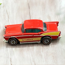 Hot Wheels Vintage Redline ‘57 Chevy Red Hong Kong HK 1977 1957 Bel Air - £34.78 GBP