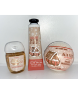 Bath &amp; Body Works Sugared Snicker Doodle gift set Hand Cream Bath Fizzy ... - $14.95