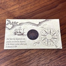 ADMIRAL GARDNER SHIPWRECK COIN 1809 Pirate Coin X CASH East India Tradin... - £11.64 GBP