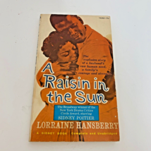 A Raisin In The Sun Lorraine Hansberry Sidney Poitier Signet Paperback Book Vtg - £6.24 GBP