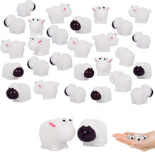 X Hot Popcorn 30 Pcs Miniature Sheeps Mini Garden Herd of Sheeps Moss Micro Land - £10.44 GBP