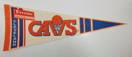 Vintage Cleveland Cavs Pennant 9&quot;x 23&quot; Firestone Mastercare Car Service - £16.49 GBP