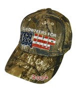 Gun Owners for Trump 2024 Adjustable Baseball Cap (Hunting Camo) - £11.95 GBP