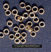 4mm White Gold plated split rings jump rings 24pcs clasp charm attachment fpc279 - £1.53 GBP