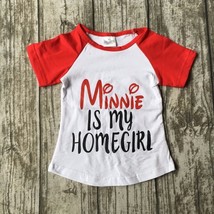 NEW Boutique Girls Minnie is my Homegirl Short Sleeve Shirt 7-8 - £6.77 GBP