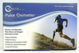 Roscoe Medical Finger Pulse Oximeter O2 Monitor, Pulse Ox Finger Oxygen Monitor - £12.49 GBP