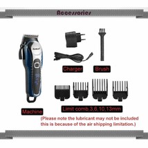 Men&#39;S Professional Set Cordless Hair Clippers, Electric, And Beard Trimmer. - £32.99 GBP