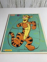 Disney Vintage Playskool Tigger Fiberboard Tray Puzzle Ages 2-5 - $14.54