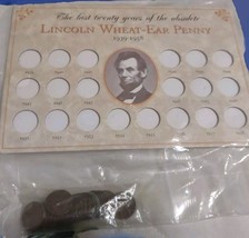 NEW THE LAST 20 YEARS OF THE OBSOLETE LINCOLN WHEAT-EAR  PENNY SEALED - $835.31 MXN