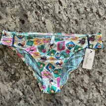 Vera Bradley Cuban Stamp Travel Bikini Bottoms Swim NWT Sz Medium - £9.28 GBP