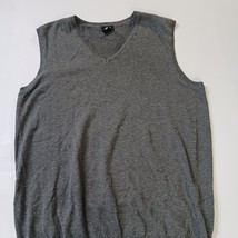 H&M RN#0101255 Men's Gray V-Neck Cotton Pullover Vest Size Medium image 11