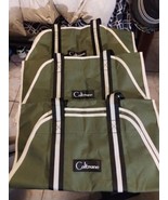 3 Coltrane 40&quot;x18&quot; waxed Canvas Log carrier Firewood tote Handles securi... - $39.50