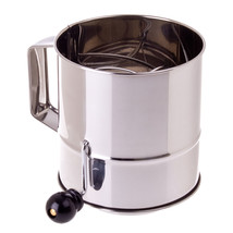 Appetito Stainless Steel 5 Cup Flour Sifter Crank - £33.31 GBP