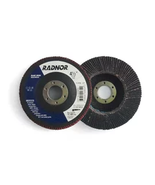 Radnor by Norton 4 1/2&quot; X 7/8&quot; 60 Grit Type 27 Flap Disc (3 Pack) - £75.10 GBP