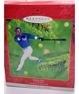 2001 Hallmark Keepsake Ornament Sammy Sosa at The Ballpark Chicago Cubs - $11.76