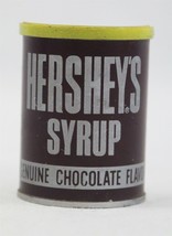 VINTAGE 1980s Hershey&#39;s Chocolate Syrup Cannister Refrigerator Magnet - £11.84 GBP