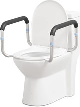 Oasisspace Medical Toilet Safety Rail - Adjustable Compact Support, Elderly - £35.39 GBP