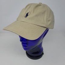 Ralph Lauren Polo Khaki Hat Cap Strap Back Pony  Adjustable Mens - £17.93 GBP