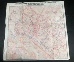 OLD ALBANIA WAR MAP-BARMASHT-VARISHTE E FRATARIT-BERAT-SECOND&amp;THIRD STAG... - £27.29 GBP