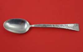 Lap Over Edge Acid Etched By Tiffany Sterling Teaspoon w/ marigolds  6&quot; - £162.76 GBP