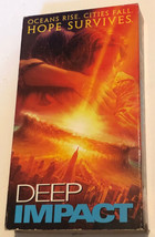 Deep Impact VHS Tape Morgan Freeman Robert Duvall Elijah Wood Tea Leoni S2B - £4.43 GBP