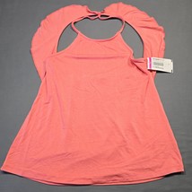 Tucker Tate Pink Tank Top Preppy Ruffled Racerback Stretch NEW Girls Size L - $7.20