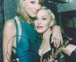 2X Signed TAYLOR SWIFT &amp; MADONNA  Photo with COA Autographed - £117.94 GBP