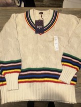 Adult Croquet Stripe Cable Knit Sweater - Rowing Blazers x Target Small. NWT. K - £31.10 GBP