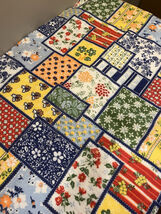 Vintage Blanket 1970s Patchwork Cannon Saratoga Polyester Full Sized Flo... - €50,99 EUR