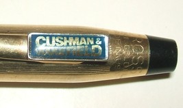 Vintage 1960s CROSS gel roller rolling ball gold-plated pen Cushman &amp; Wakefield - £39.28 GBP