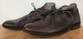 Banana Republic Brown Leather Sole Lace Up Ankle Loafers Shoes Chelsea B... - £29.02 GBP