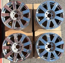 Set Of (4) 07 08 Cadillac DTS 17x7 Alloy Wheel Rim 9 Spoke OEM Chrome 9597469 - £633.07 GBP