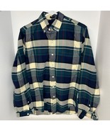 J Crew Shirt Mens Small Slim Oxford Plaid Cotton Long Sleeve Button Down... - $32.11 CAD