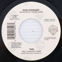 Rod Stewart – This/Groom&#39;s Still Waiting 1995 45rpm 7&quot; Single Record 7-17854 - £8.37 GBP